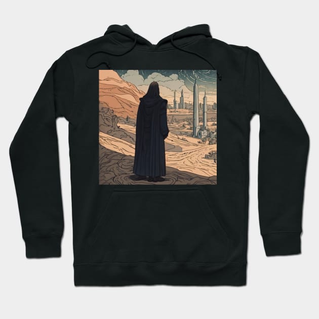 A shadow in Eden Hoodie by Shadow Clothes